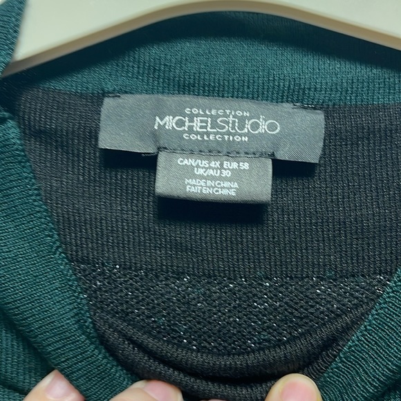 Ombre Short Sleeved Sparkly Shirt - Picture 4 of 4